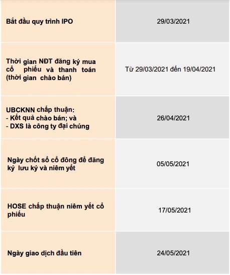 dxs ipo tháng 3 2021