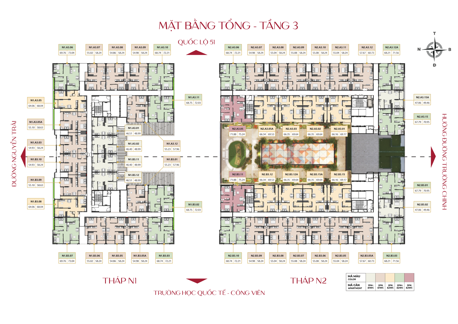 Mặt bằng tầng 3