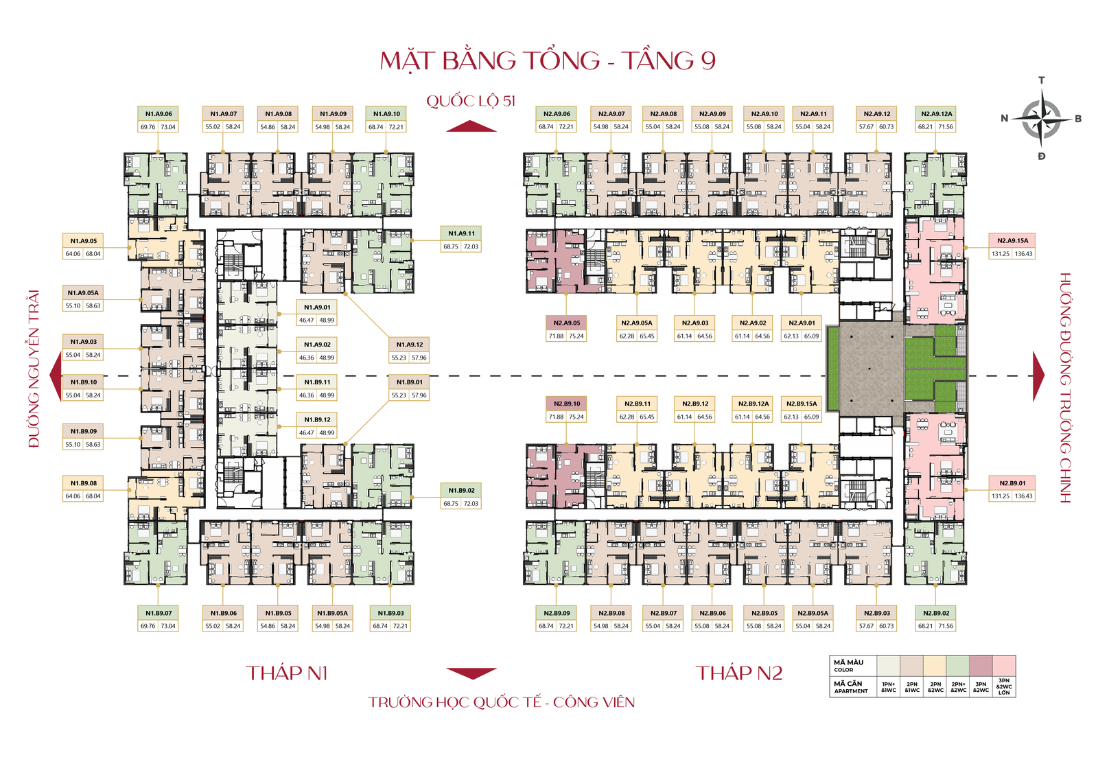 Mặt bằng tầng 9